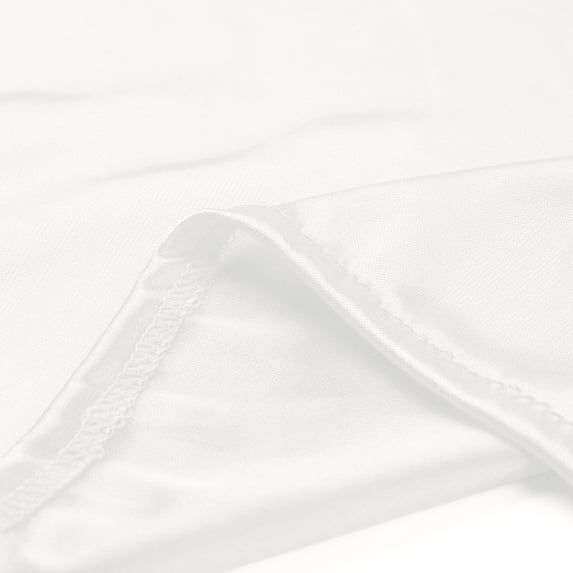 Vedolay Pajamas For Women Soft Comfy Womens Silk Satin Pajamas Set Button Down Short Sleeve Shirts Pj Shorts Soft Pajama Loungewear,White XL