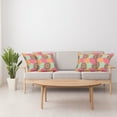 thumbnail image 4 of Ambesonne Vintage Throw Pillow Cover 4 Pack, Antique Tribal Mandala, 24", Fuchsia Orange, 4 of 5