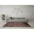 thumbnail image 3 of Ahgly Company Indoor Round Oriental Brown Industrial Area Rugs, 3' Round, 3 of 4