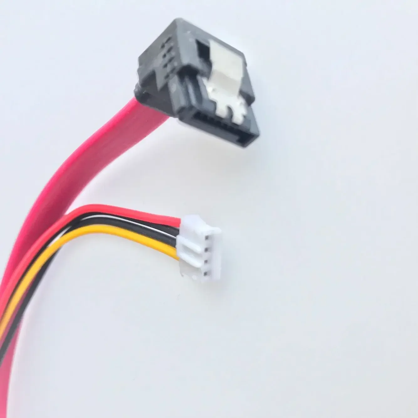 2-in-1 7Pin SATA DATA + 2.0mm 4Pin Power Combo 7+15 Pin  22P SATA Conjoint CD/DVD HD Hard Disk Cable 20cm