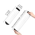 thumbnail image 5 of Bingfone White Design Patterned Men'S Women'S Casual Cotton Socks, 5 of 9