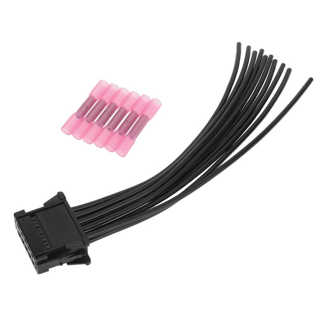 1 Juego de Conector de Cable del Resistor del Motor del Ventilador para Renault Megane Impermeable No.8200729298 Negro