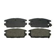 thumbnail image 2 of KarParts360 For Mitsubishi Galant 2007 2008 2009 Disc Brake Pads | Rear | Organic Friction Material | Medium Dust Rating | With Wear Sensor | With Shims, 2 of 4