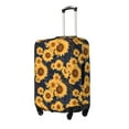 thumbnail image 2 of Bingfone Navy Blue Plaid Sunflower Luggage Cover Washable Suitcase Cover Protector Anti-scratch Suitcase cover Fits 18-32 Inch Luggage (No luggage included), 2 of 8