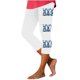 thumbnail image 1 of Pantalones de Ajuste Seco de la Moda de las Mujeres Imprimidas Leggings, Deporte de Yoga Elástico de Poliéster Elástico Respirable, 1 of 4