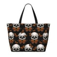 thumbnail image 2 of Xecao Butterfly Skull for versatile beach bag for women includes zipper pockets and waterproof material, ideal for vacations and adventures., 2 of 7