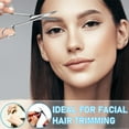 Pinkiou Professional Grooming Scissors for Facial Hair Removal Ear Nose