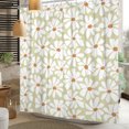 thumbnail image 2 of Tchckioa Boho Printed Shower Curtain,47x72 Inch Waterproof Hooks Bath Curtain Decor for Bathroom,Yellow, 2 of 6