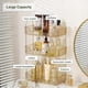 thumbnail image 2 of Bathroom Counter Organizer,3 Tier Vanity Tray,Multifunctional Bathroom Cabinet Counter Shelf - Golden, 2 of 4