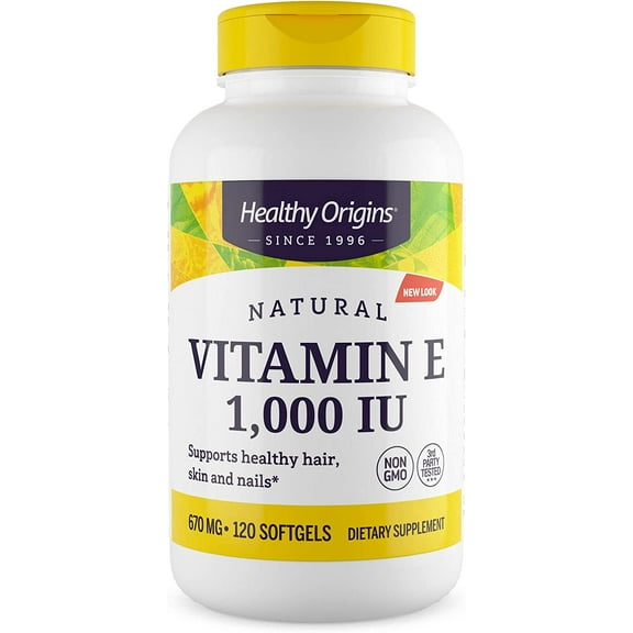Healthy Origins - Vitamin E 1000 IU - 120 Softgels