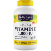 Healthy Origins - Vitamin E 1000 IU - 120 Softgels