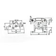 thumbnail image 3 of QCAA Heavy Duty Keyed Sash Lock, Child-Proof Security, Only Unlock with Key, CTC 1.77", Nickel Plated, 4 Pack, Made in Taiwan, 3 of 4