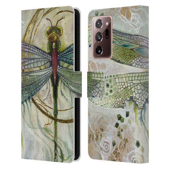 Head Case Designs Officially Licensed Stephanie Law Immortal Ephemera Damselfly 2 Leather Book Wallet Case Cover Compatible with Samsung Galaxy Note20 Ultra / 5G