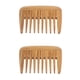 thumbnail image 1 of 2x De Sándalo Hecho Para Cabello / Perilla / Barba / - Cepillo De cabellero De De Anchos Para Desenredar El Cabell Yuyangstore Peine de madera unisex, 1 of 7