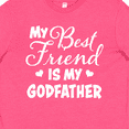 thumbnail image 4 of Inktastic My Best Friend is My Godfather with Hearts Youth T-Shirt, 4 of 5