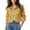 Yellow, variant on Long Sleeve Shirts for Women, Denim Jacket for Women Distressed Jean Jackets Button Up Vintage Western Trucker Jacket Frayed Hem Pockets
