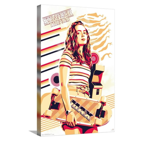 Netflix Stranger Things: Season 3 - Max Canvas Wall Poster, 14.725" x 22.375"