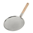 thumbnail image 2 of Large Fine Mesh Skimmer Spoon, Stainless Steel Lightweight Portable Slotted Spoon Comfortable Wooden Handle For Cooking And Frying, 2 of 8