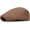 Khaki, variant on CoCoMangos Men Faux Leather Newsboy Flat Hat Golf Driver Duckbill Cabbie Ivy Cap