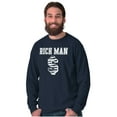 thumbnail image 4 of Cool Rich Man Dollar Sign Money Men's Long Sleeve Tee T Shirt Brisco Brands S, 4 of 6