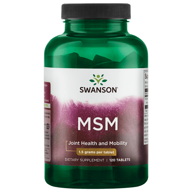 Swanson Msm 1.5 G 120 Tablets