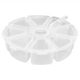 thumbnail image 3 of Fdit Jewelry Container Multi‑Grid Easy To Clean Jewelry Box Transparent 4.1 X 4.1 X 1in Plastic For Hand‑Made Loose Beads, 3 of 8