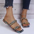 thumbnail image 4 of BONIXOOM Womens Sandals Clearance Fall Slip-On None Casual Fashion Shoes for Women Blue Size 9, 4 of 9