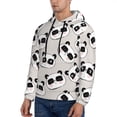 thumbnail image 2 of Hoodies for Men - Cute panda A Long Sleeve Comfrt Men'S Fashion Hoodies & Sweatshirts, Sweatshirts for Men Hoodies Pullover Clothing Clothes with Pouch, 2 of 7