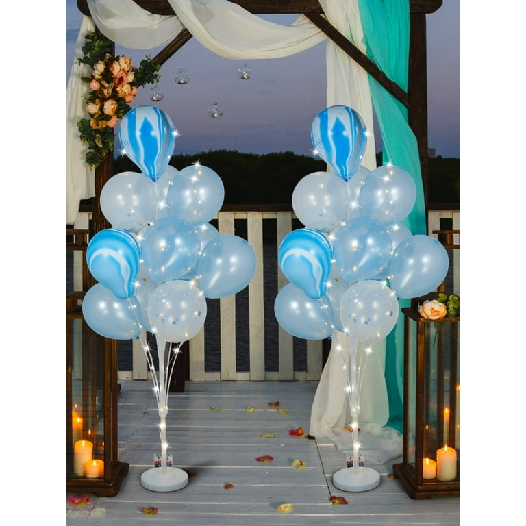 CIVG 5FT large Balloon Stand Kit with Lights for Floor Table
