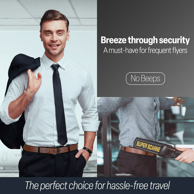 ITAY Metal Free Belt - Hypoallergenic Leather TSA Belt Strap, Sturdy Men's  Adjustable Belt, Nickel Free Belt for Men