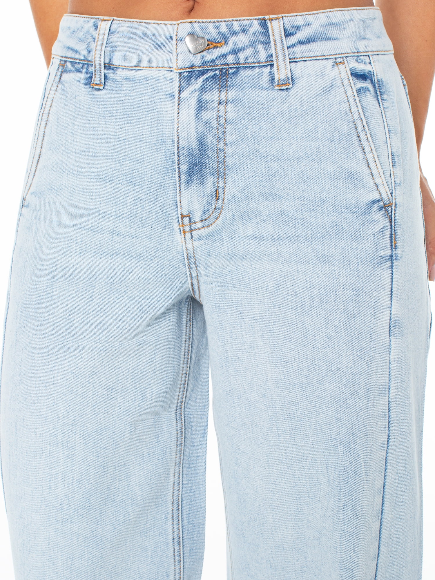 Celebrity Pink Wide Leg Trouser Pocket Jean