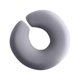 thumbnail image 1 of de espuma de memoria de almohada Soporte de cuello cubierta ergonómica 12.01 pulgadas2.17 pulgadas de almohada de cara para relajarse Gris claro, 1 of 8