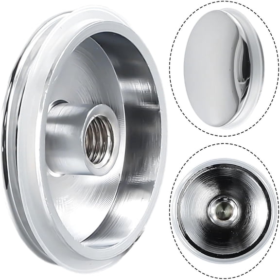 38mm Pop-Up Click Clack Sink & Basin Waste Cap, Brass Construction with Chrome Finish, Easy Screw Installation for Bathroom Sink, Basin & Bathtub Drain (LK)