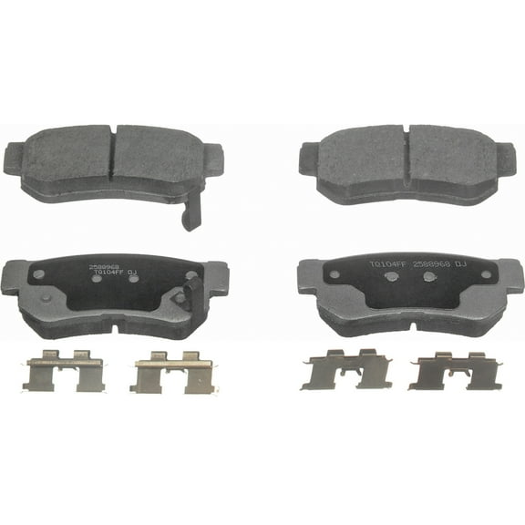 Wagner ThermoQuiet PD813 Ceramic Disc Brake Pad Set Fits select: 1998-2008 HYUNDAI SONATA, 2007-2008 HYUNDAI ELANTRA