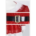 thumbnail image 4 of SGMVNU Santa Costume for Women Velvet Santa Costume Cosplay Christmas Dress Hooded Min Dress with Belt for Christmas(yw251204_1-Red, M), 4 of 8