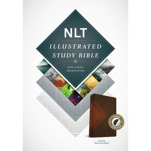 NLT Illustrated Study Bible-Brown/Tan TuTone Indexed