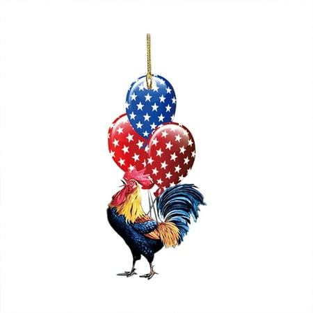 

lystmrge Swing Mirror Car Interior Accessories Ooh Lamp Aroma Crystals Hooks for Ornaments on Tree Car Animal Decoration Double Sided Printing Acrylic Pendant Ornament
