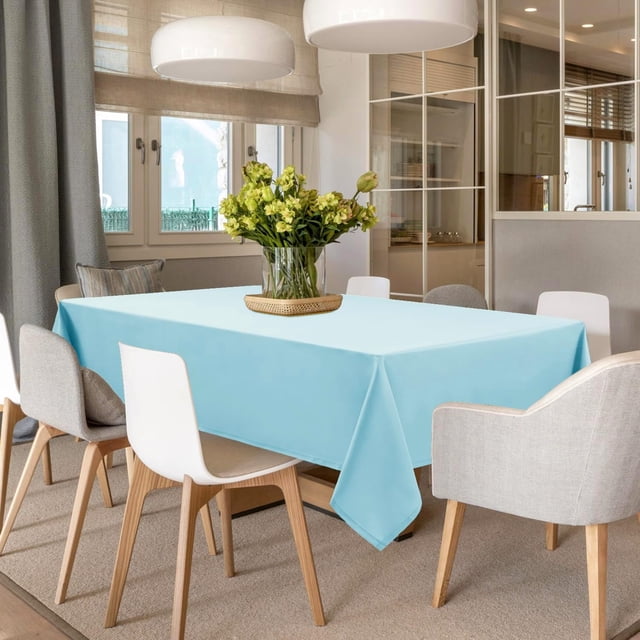 Rectangle Tablecloth - x - Washable Polyester Rectangular Table Cloth for Dining Room Tables Stain and Spillproof Table Cover