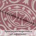 thumbnail image 2 of Superior Woven Jacquard Bedspread Set Full Size, 3-Piece Lightweight All Seasons Coverlet, Berry Red, 2 of 9