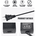 thumbnail image 5 of 12V 5A AC Power Cord Adapter for Sceptre EC Series 35" 32" 30" 27" 24" 22" 20" 19" 15", E248W E225W E205W E275W C305W-2560UN C325W-1920R Screen LED LCD TV Power Supply Cord, 5 of 5