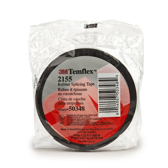 3M 50348 Temflex 2155 Rubber Splicing Tape 22'