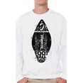 thumbnail image 1 of Awkward Styles Men's American Football Dad Sport Lover`s Graphic Sweatshirt Tops Black Father's Day, 1 of 3