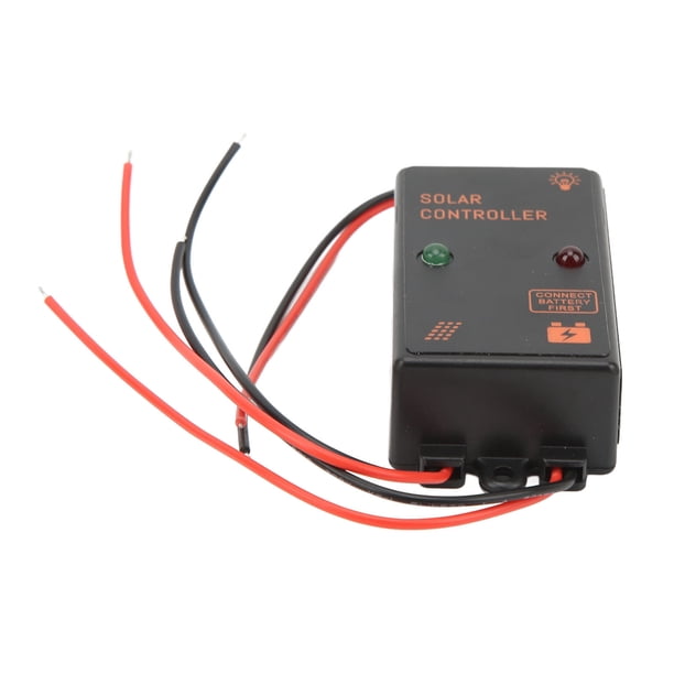 Controlador De Panel Solar, 24 Horas De Carga Controlador Solar PWM Multifuncional IP67 Impermeable 6V 12V Trabajo Automático Para Barco