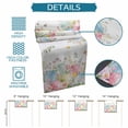 thumbnail image 6 of Table Runner - 48 Inch Long, Easter Eggs Kitchen Dining Table Runner Dresser Scarves, Country Wildflower Spring Watercolor Botanical Farmhouse Decor for Coffee Tables Wedding Party Banquet, 6 of 8