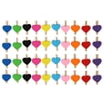 thumbnail image 1 of Pinzas de madera con forma de corazón, proyectos creativos de manualidades para actividades de decoración del hogar, decoraciones versátiles, mini pinzas para colgar fotos, manualidades y álbumes de, 1 of 5