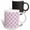 Multicolor, variant on 3drose, Colorful Seamless Abstract Dot Pattern Background Design, 11oz Two-tone Yellow Mug