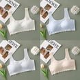 thumbnail image 3 of High Elastic Shockproof Fashionable Summer Cool Silk Seamless Sports Bra For Developmental Girls, 3 of 10