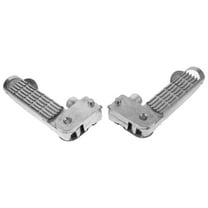 WORGEOUS 1 Pair Motorcycle Highway Pegs Foot Rests Aluminum Alloy Pedals Parts Replacement For Electric Vehicle