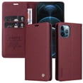 thumbnail image 1 of Funda para iPhone 13 Pro Estuche de Cuero PU Tipo Cartera con Ranuras para Tarjetas y Cierre Magnético, 1 of 5