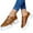 Brown, variant on UKAP Womens Casual Shoes Low Heel Loafers Round Toe Boat Shoe Dating Fashion Flats Lightweight Brown 7
